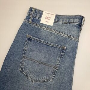 NEW Lucky Brand‎ 410 Athletic Straight Jeans Men's 40x30(31"L) Advanced Stretch